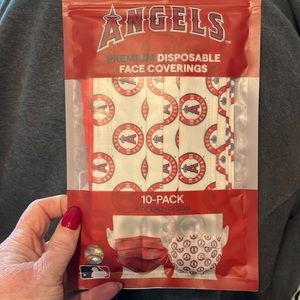 Los Angeles Angels baseball premium disposable face coverings